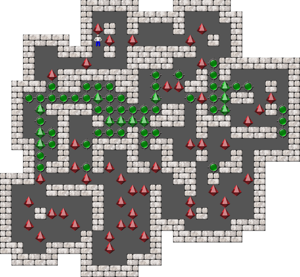 Sokoban Mass Remodel level 259